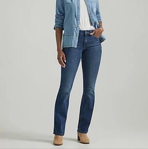 LEE JEANS SECRETLY SHAPES REGULAR FIT MID R DENIM